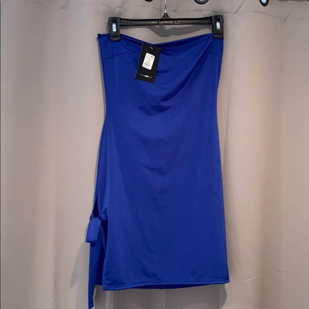 Fashion Nova Strapless Mini Dress